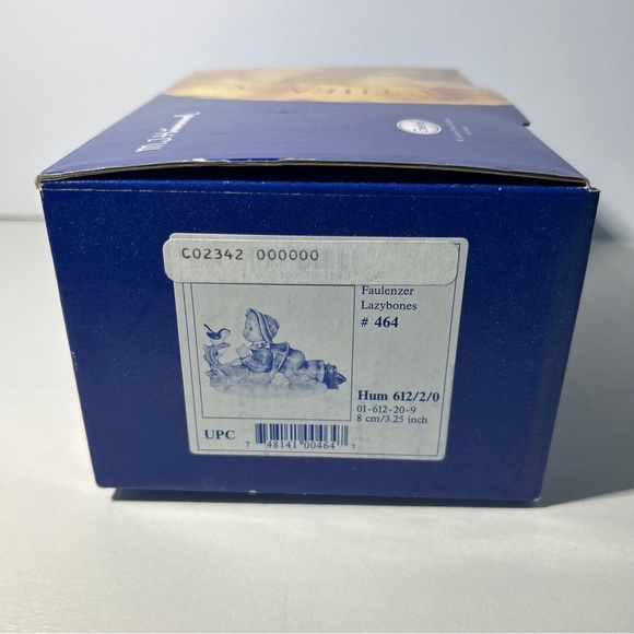 Goebel Hummel 612 2/0 Faulenzer Lazybones #464 3.25 Inch New In box - Picture 8 of 8